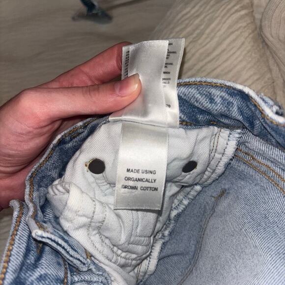 AGOLDE Nico High Rise Jeans- AGOLDE Slim Light Wash Premium Denim | Size 25 - Picture 10 of 11